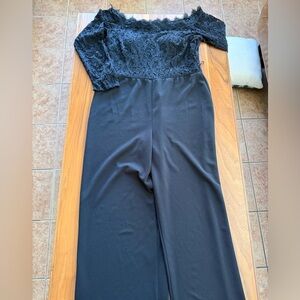 Elegant Black Lace Jumpsuit